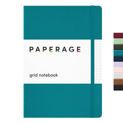 Grid Journal Graph Paper Notebook, Hardcover (5.6 in x 8 in)