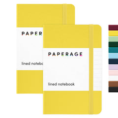 Pocket Size Lined Journal Notebook, Hardcover (3.7 in x 5.6 in)