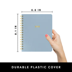 2026 Spiral Planner, Weekly & Monthly Layouts with Notes – Medium or Large Size