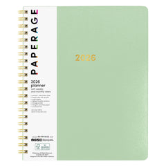 2026 Spiral Planner, Weekly & Monthly Layouts with Notes – Medium or Large Size