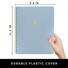 2026 Spiral Planner, Weekly & Monthly Layouts with Notes – Medium or Large Size