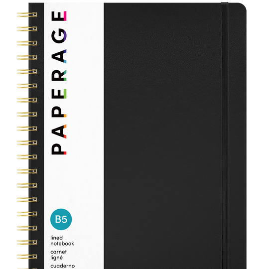 Lined Spiral Notebook, Large