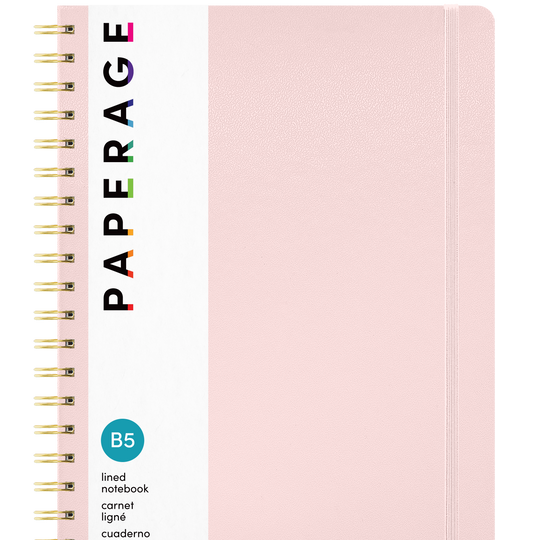 Lined Spiral Notebook, Large