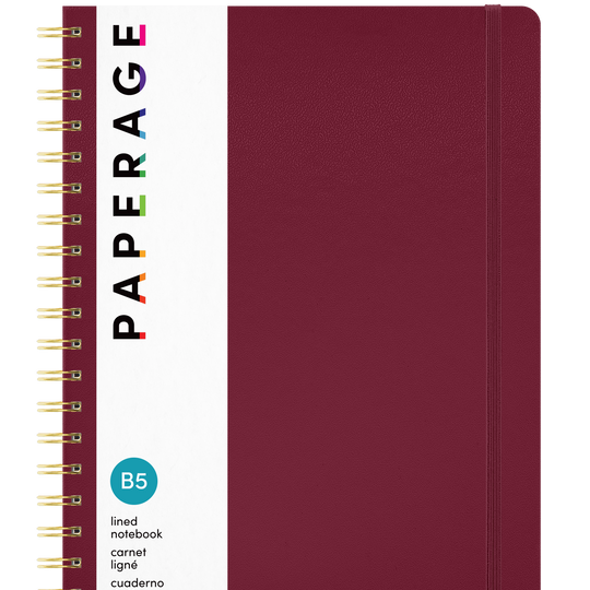 Lined Spiral Notebook, Large
