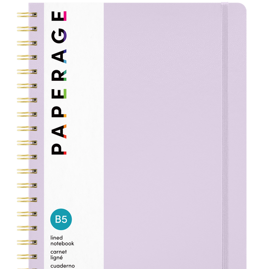 Lined Spiral Notebook, Large