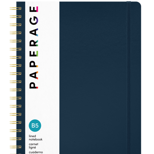 Lined Spiral Notebook, Large