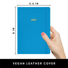 2027 Hardcover Weekly & Monthly Planner, (January 2027 - December 2027), 5.6 in x 8 in