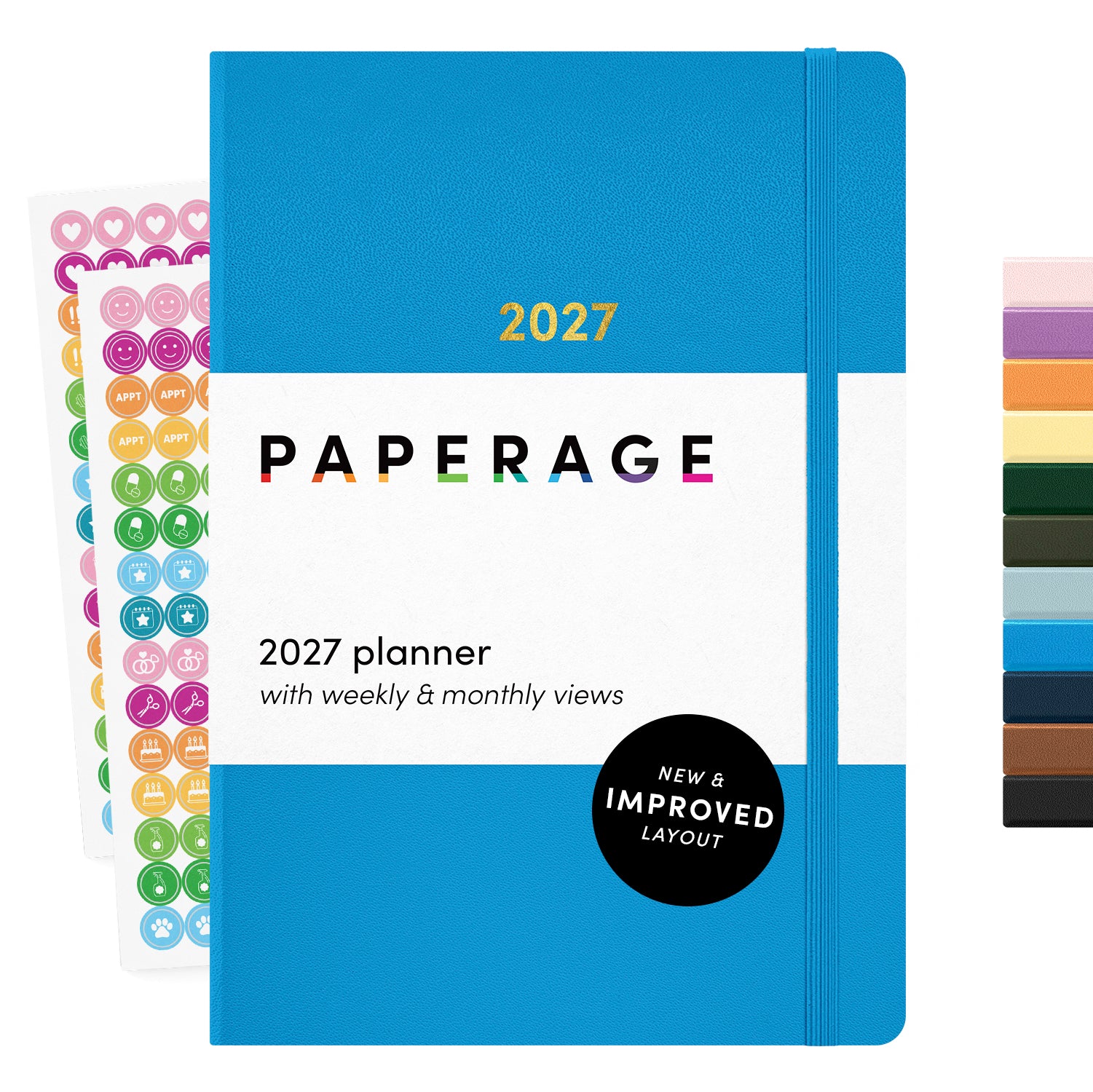 2027 Hardcover Weekly & Monthly Planner, (January 2027 - December 2027), 5.6 in x 8 in