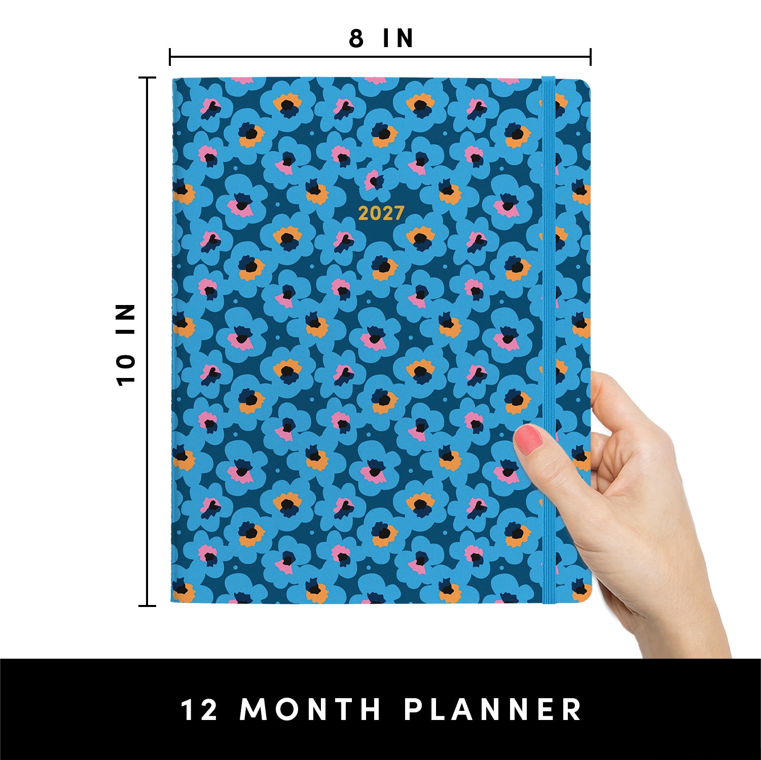 2027 Stitchbound Large Monthly Planner, 8