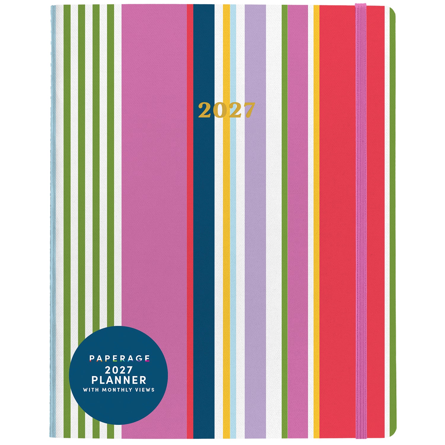 2027 Stitchbound Large Monthly Planner, 8