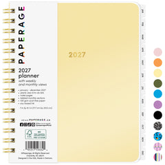 2027 Weekly & Monthly Planner, 12 Months (January 2027 - December 2027), 7 in x 8.1 in