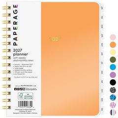 2027 Weekly & Monthly Planner, 12 Months (January 2027 - December 2027), 7 in x 8.1 in