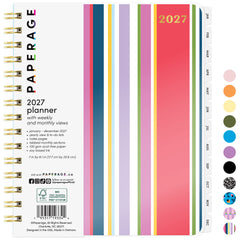 2027 Weekly & Monthly Planner, 12 Months (January 2027 - December 2027), 7 in x 8.1 in