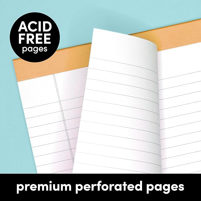6 Pack Small Lined Legal Pads (5 in x 8 in)