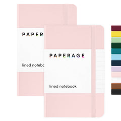 Pocket Size Lined Journal Notebook, Hardcover (3.7 in x 5.6 in)