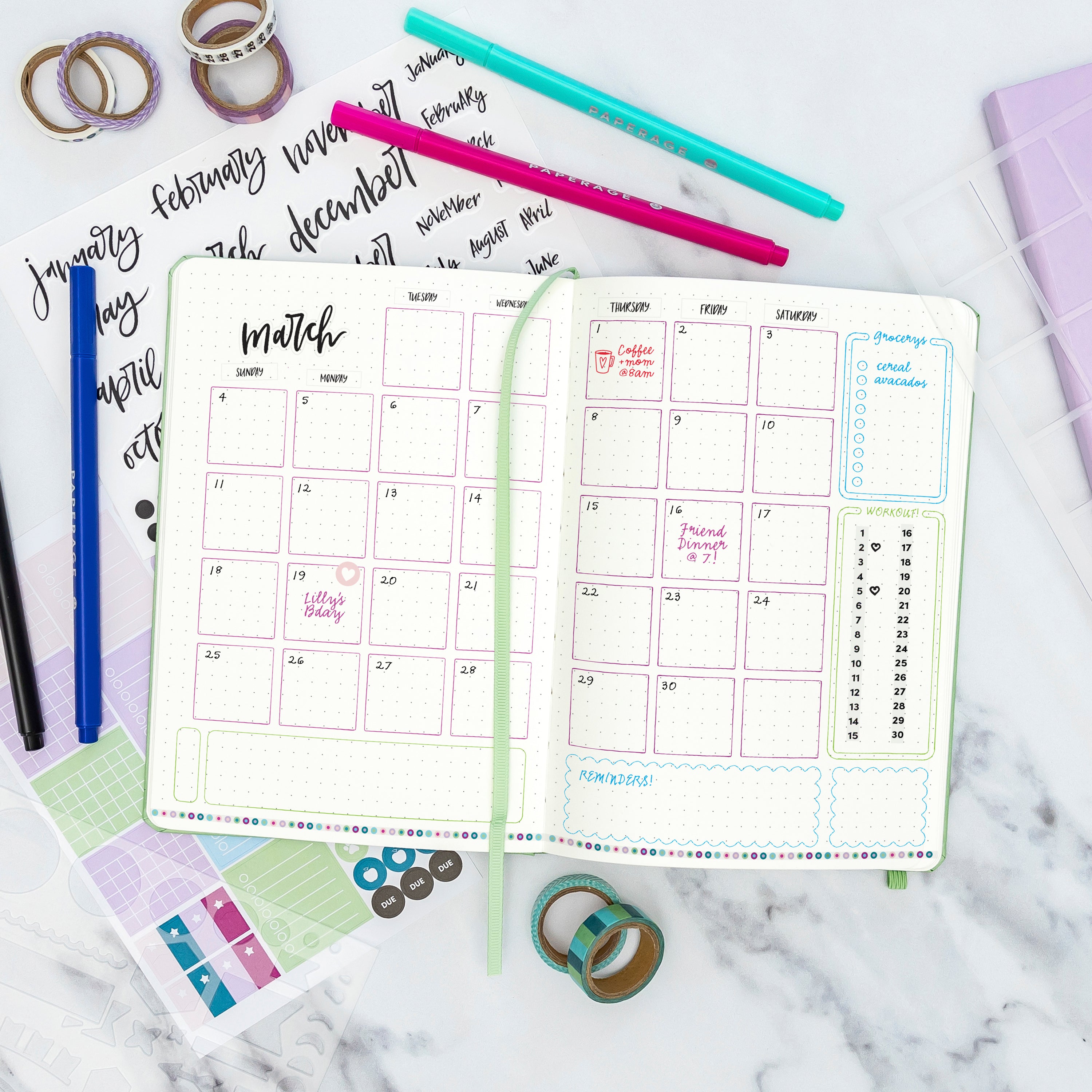 Creative Dot Journaling Kit, Bullet Journaling Starter Kit – Paperage