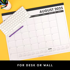 2025 Large Calendar, Minimalist Wall and Desk Calendar (17 in x 22 in)