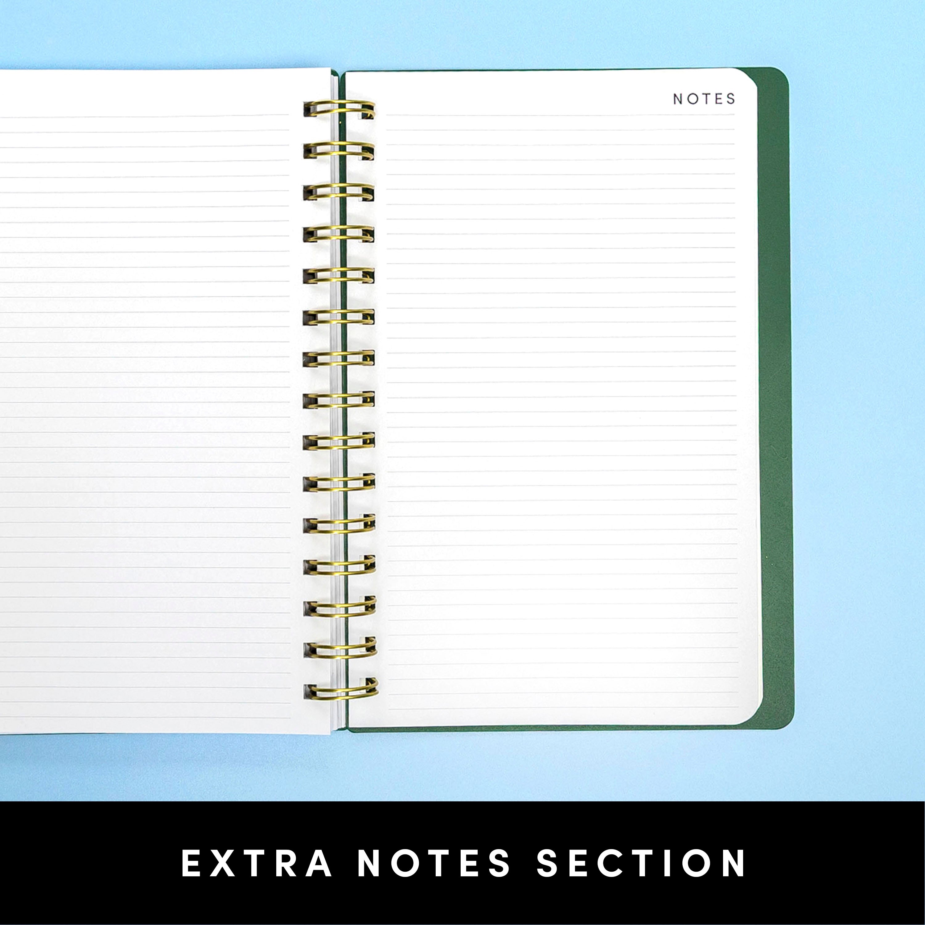 PAPERAGE 17 Month Academic Planner 2025-2026, Weekly & Monthly Spreads, August 2025 - December 2026, Small (5 in x 8 in)