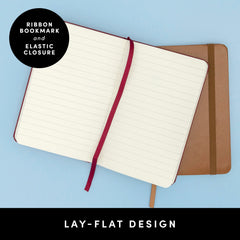 Pocket Size Lined Journal Notebook, Hardcover (3.7 in x 5.6 in)