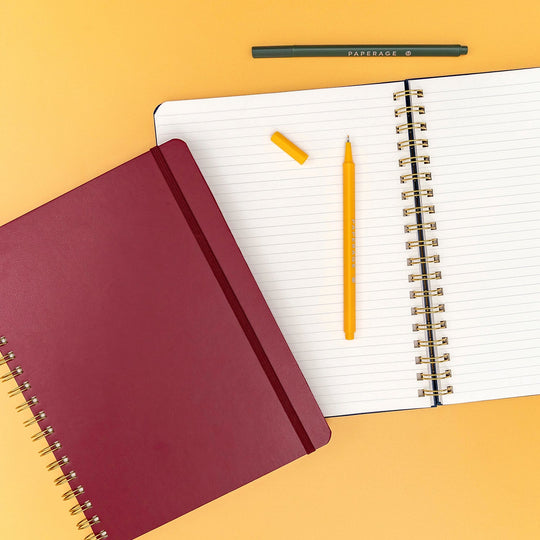 Lined Spiral Notebook, Large