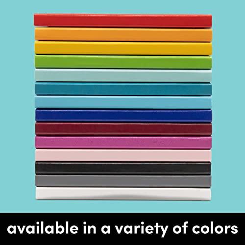 Everoyall Lined Journal Notebooks, 3 Pack (Cyan, Pink, Black), A5 160  Pages, Medium 5.7 inches x 8 inches - 100 GSM Thick Paper, Hardcover