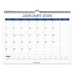 2024 Medium Calendar - Minimalist Wall and Desk Calendar (11.5 in x 14.75 in)