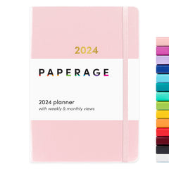 2024 Hardcover Weekly & Monthly Planner (5.7 in x 8 in)