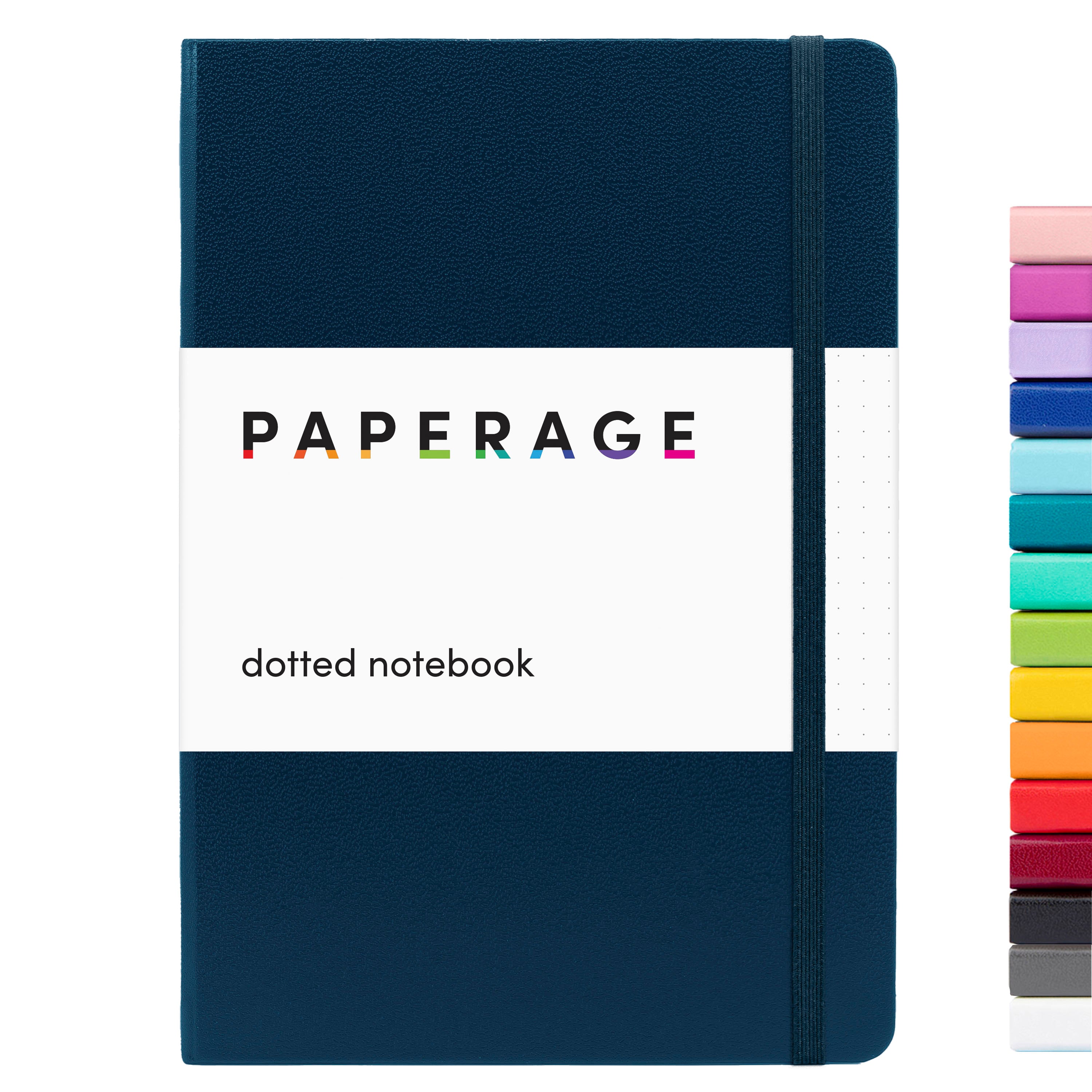 PAPERAGE Dotted Journal Notebook, (Mint), 160 Pages, Hardcover, 5.7” x 8”